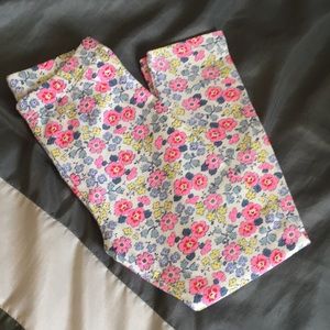 NWT babyGAP floral print leggings